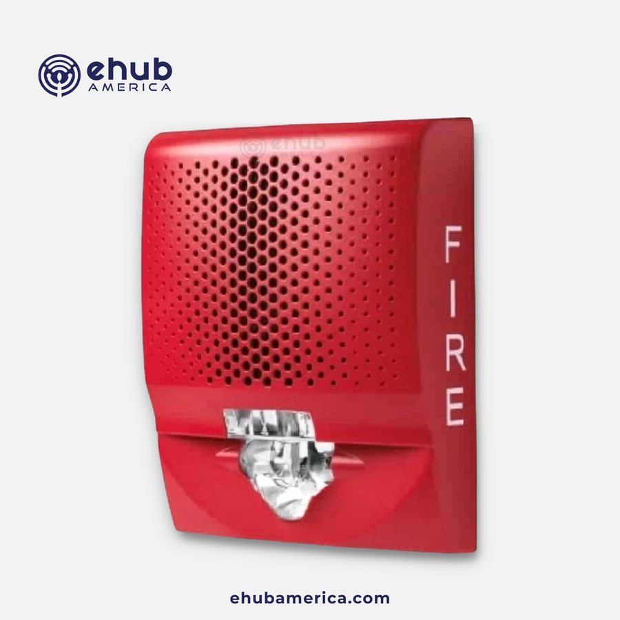 Edwards G4SRF Wall Speaker, Red, Fire Marking