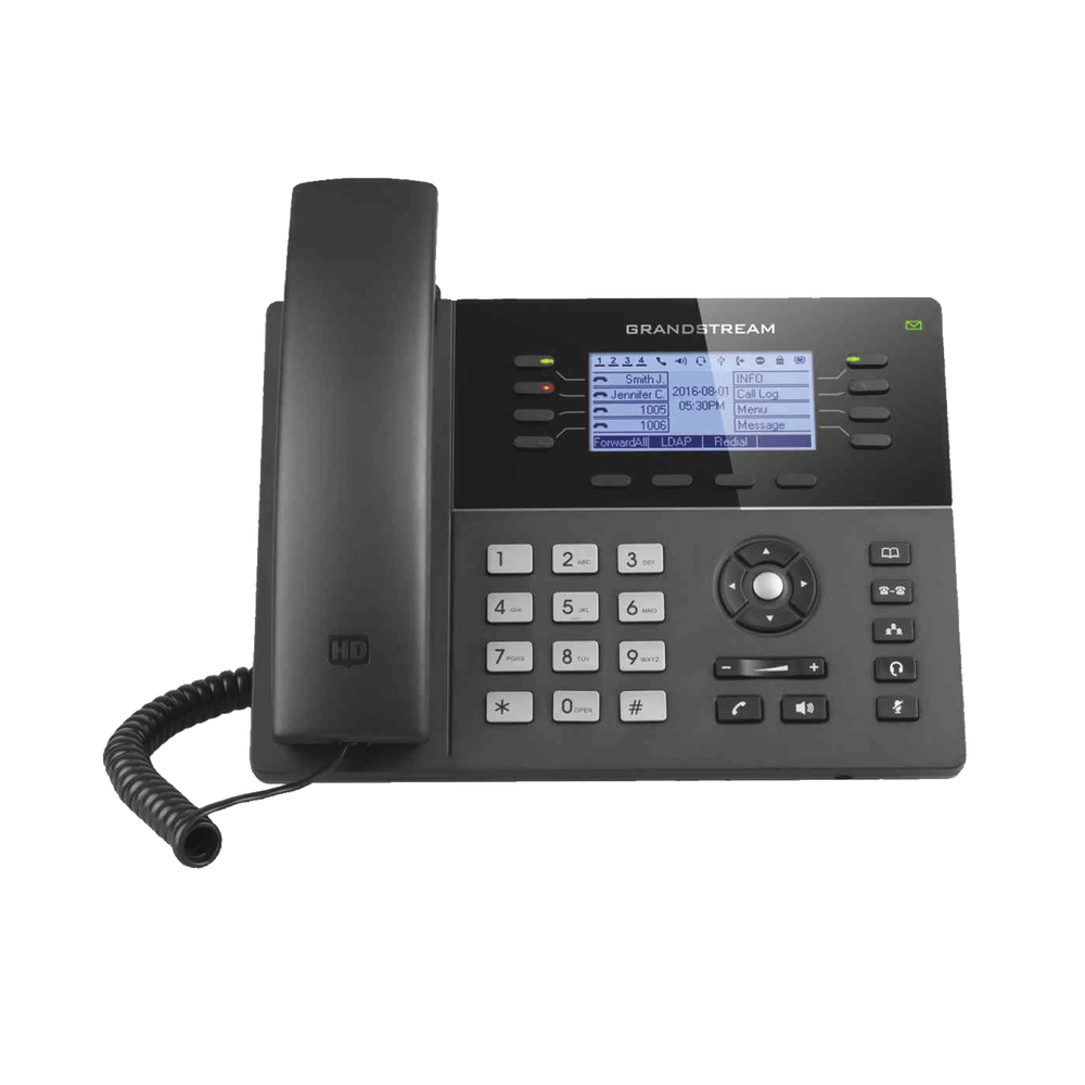 Grandstream GXP-1782 IP Phone 8 Lines 5-way Conference Gigabit PoE 4 SIP account