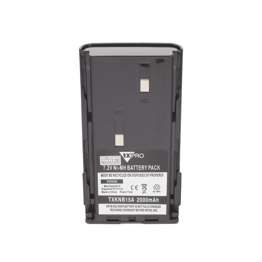 Battery for Kenwood Radios Ni-MH 2000 mAh TK2100, TK3100, TK2102 TX-KNB15A