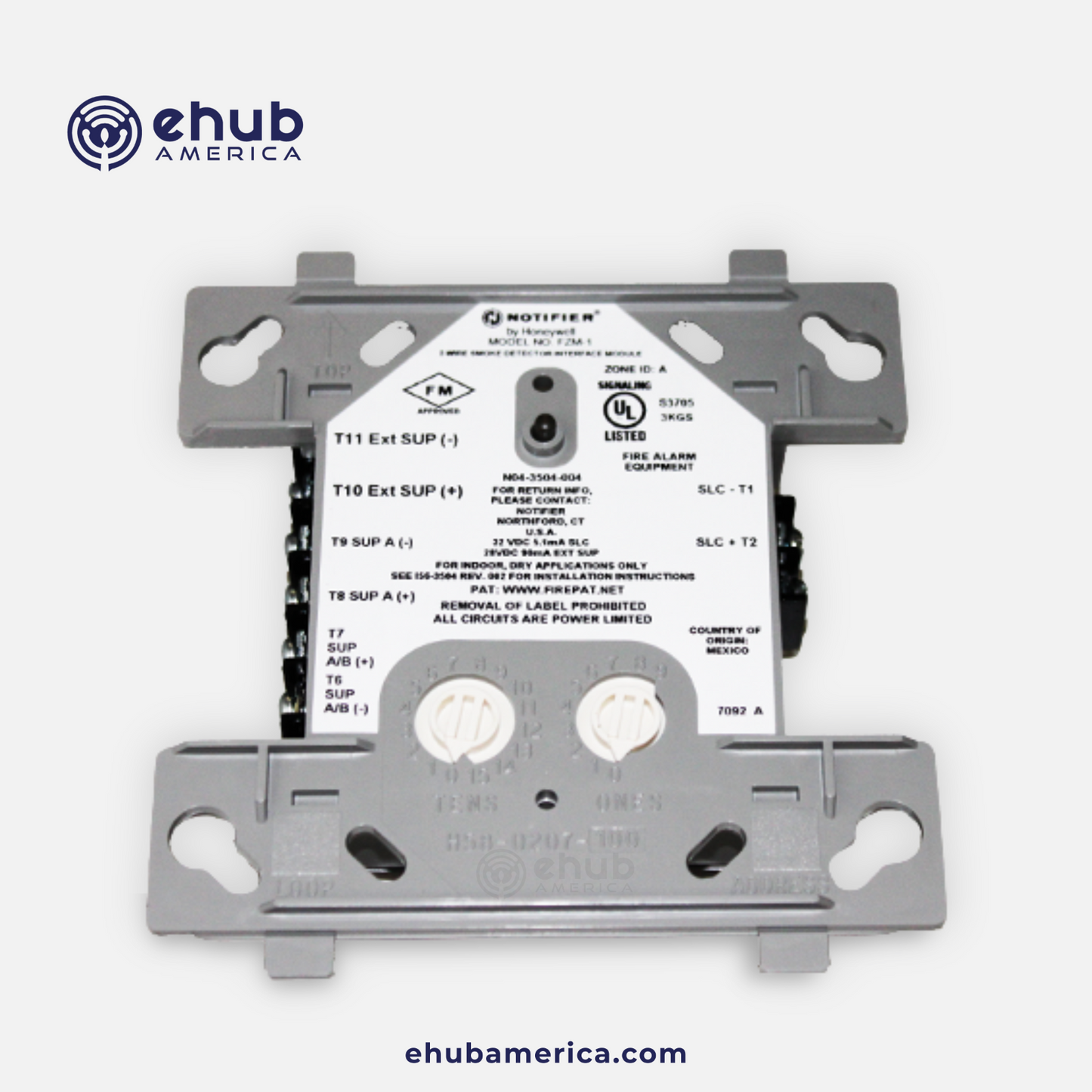 Notifier FZM-1 Monitor Module, Addressable, F
