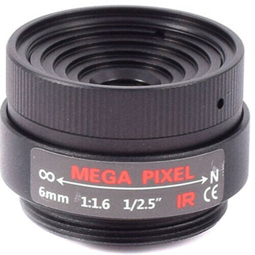 AIDA Imaging 6mm f/1.6 CS-Mount Lens CS-6.0f HD Lens