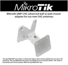 Mikrotik QMP-LHG QuickMOUNT Pro LHG Advanced Wall Mount Adapter for LHG