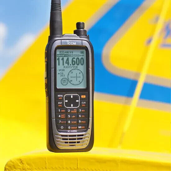 Icom IC-A25N NAV/COM VHF Airband Handheld Radio Transceiver Authorized Dealer