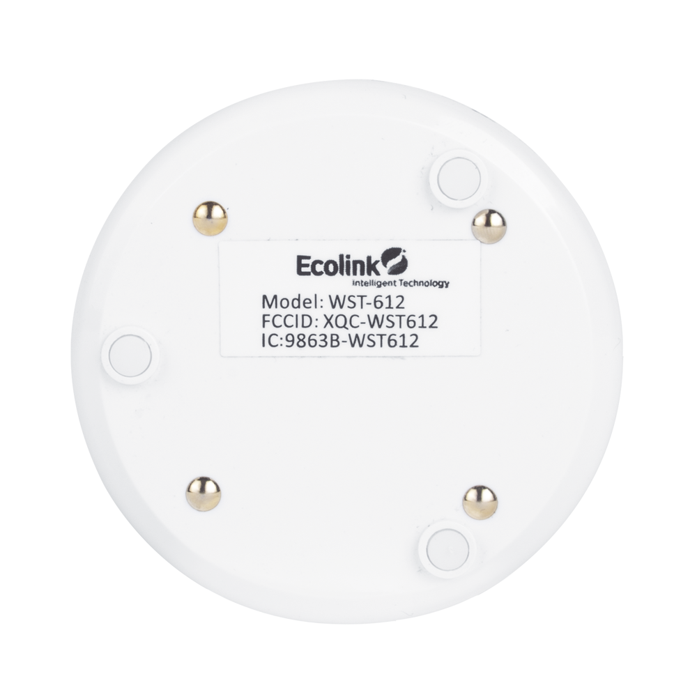 Ecolink SFWST612 WST-612 Wireless Flood and Freeze Sensor