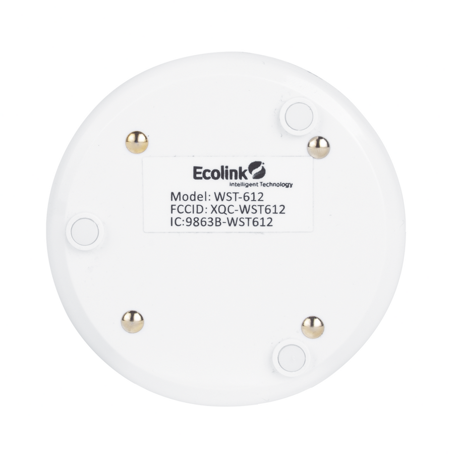 Ecolink SFWST612 WST-612 Wireless Flood and Freeze Sensor