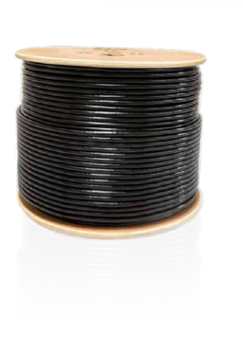 1000ft UTP CAT6 Cable 23AWG CCA Outdoor Double PVC+PE Jacket 305m