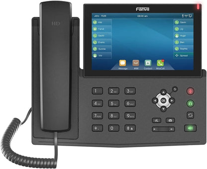 Fanvil X7 Touch Screen Enterprise IP Phone 20 SIP accounts Touch LCD Bluetooth