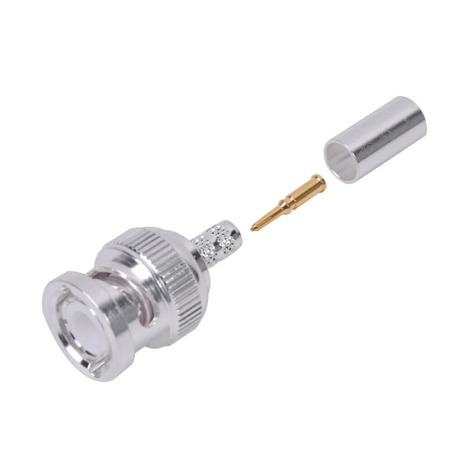 RF Industries RFB-1106-2ST BNC Male Connector on LMR-195 RG-58/U RG-142/U