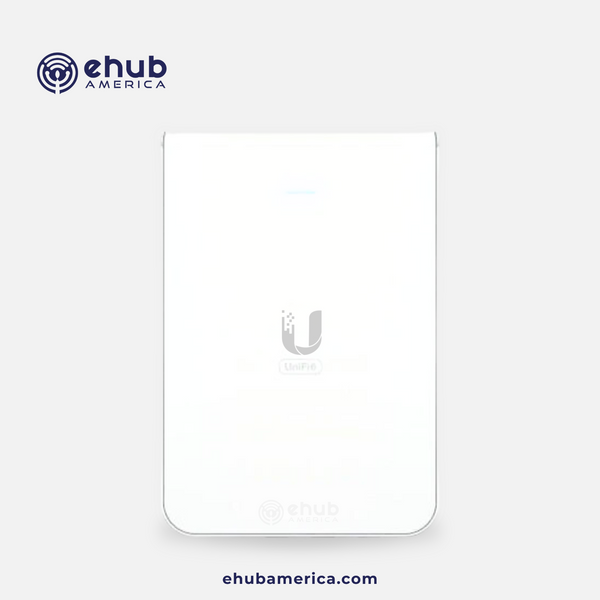 Ubiquiti U6-IW Access Point In-Wall Built-in PoE Switch WiFi 6 2.4/5 GHz