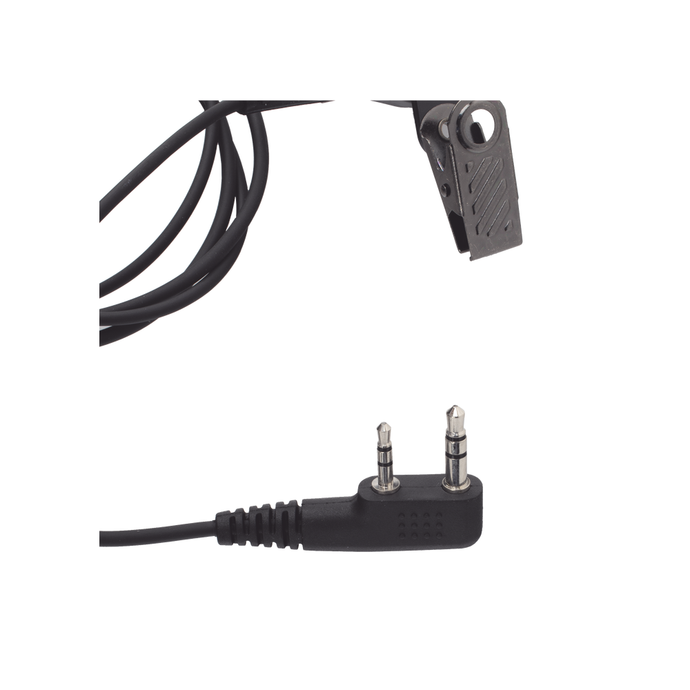 Replacement Lapel Microphone for KENWOOD Earphone Clear Tube NX-240 NX-340