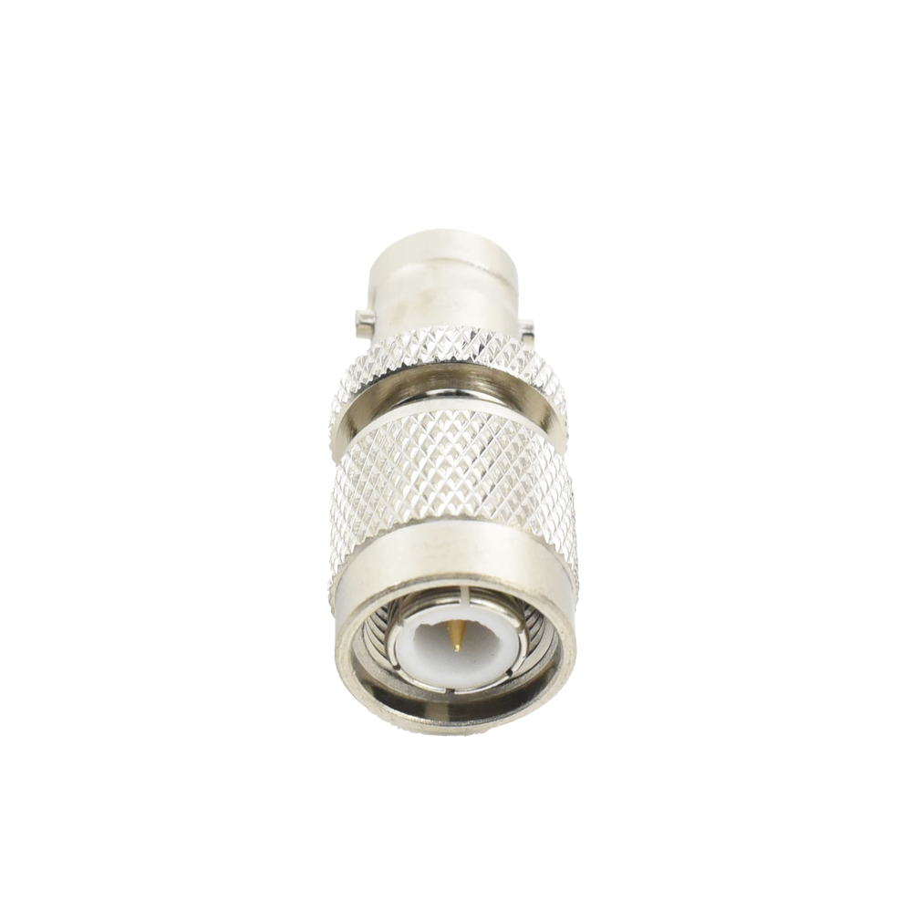 RFT-1231 Straight Adaptor from TNC Male Connector to BNC Female Nickel PTFE