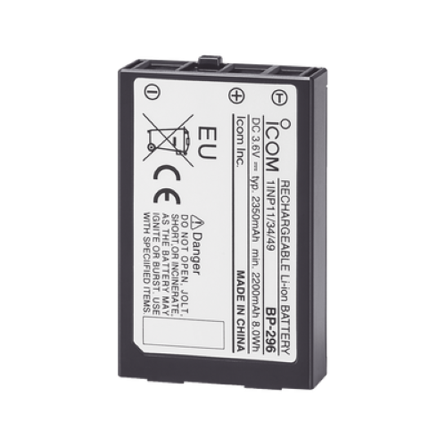 Icom BP-296 Li-ion Battery 2350mAh for M37