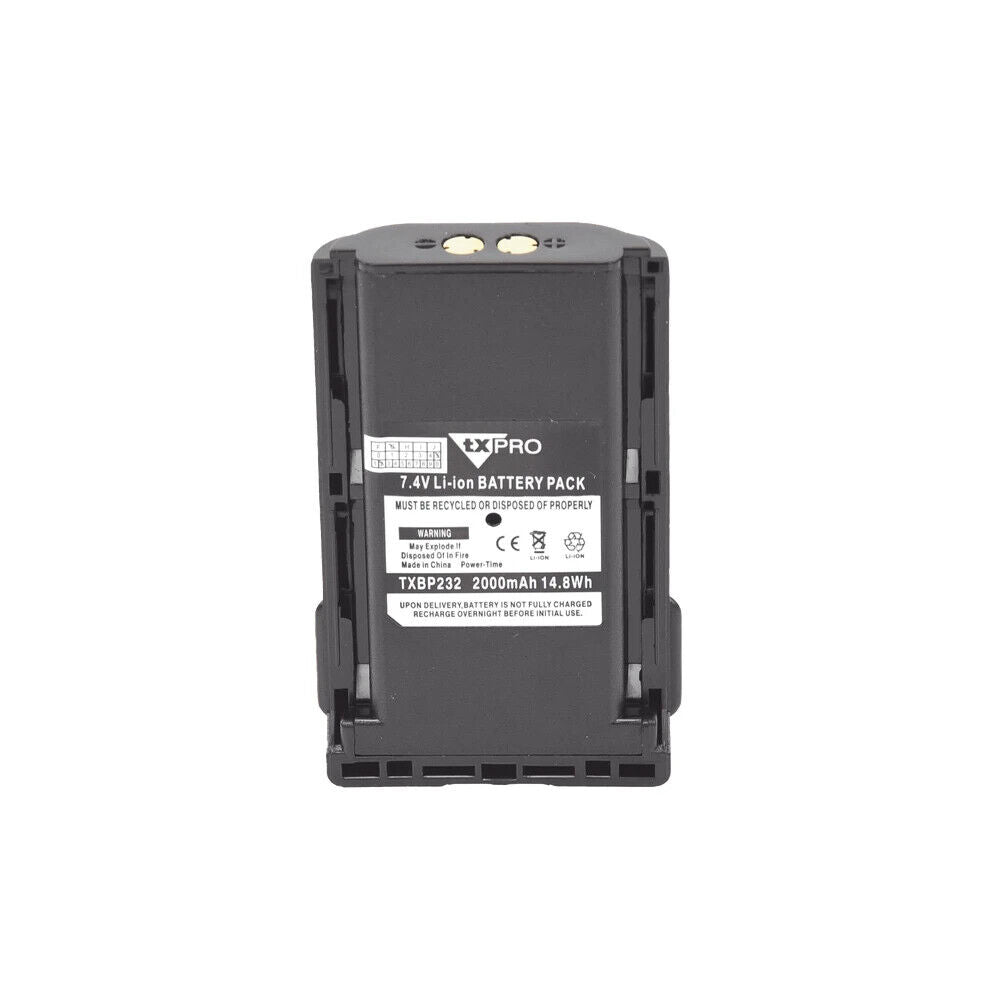 Replacement Li-ion Battery BP-232 for ICOM IC-F4160D IC-F3161 IC-F4161 IC-F3162