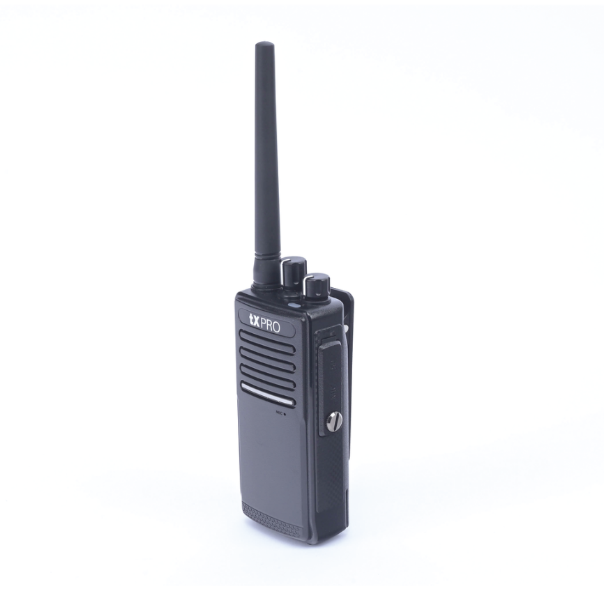 Txpro TX-680-AU Portable Radio UHF 400-512 MHz Digital DMR Analog 5W Preconfigured Complete Set