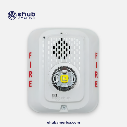 System Sensor P2WLED Horn Strobe 2W White Wall