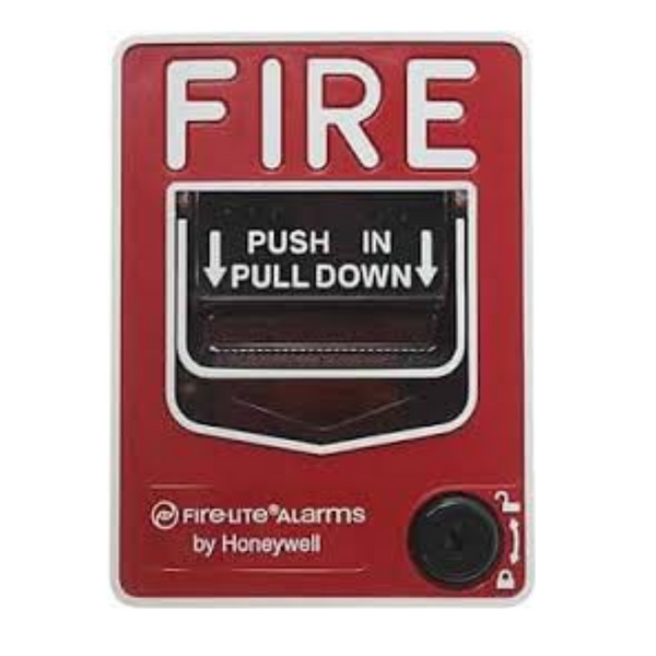 Firelite BG-12L Pull Station, Dual Acction, W/K