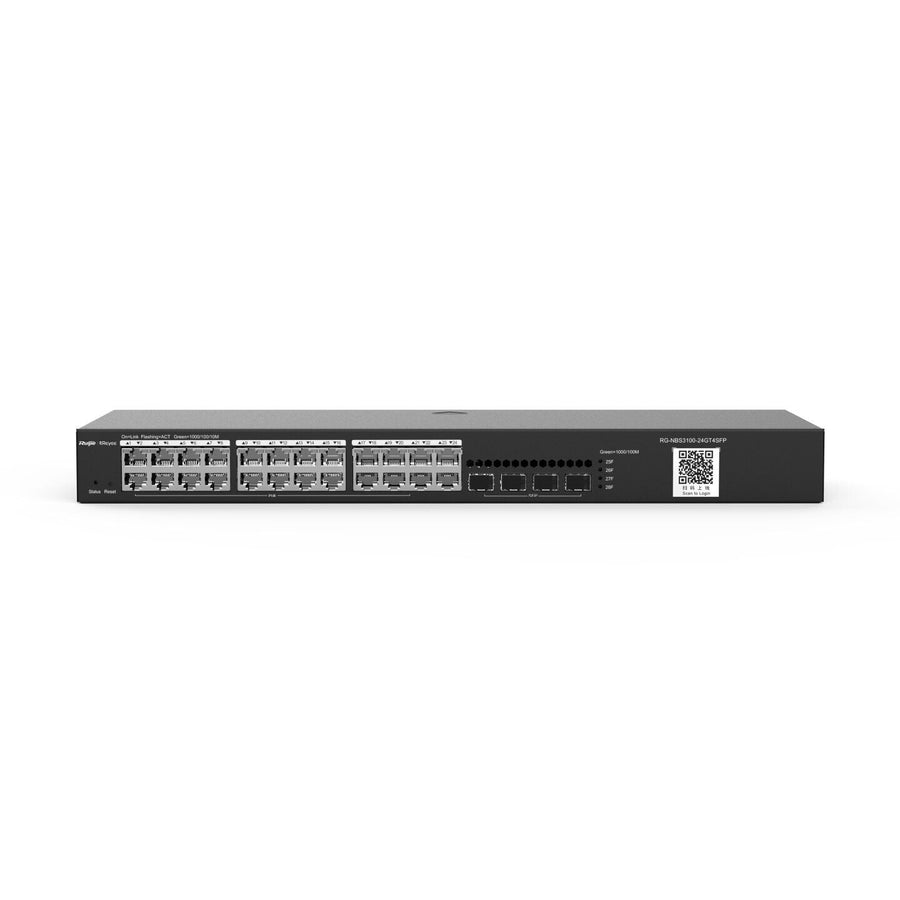 Reyee RG-NBS3100-24GT4SFP(US) Managed Switch with 24 Gigabit ports + 4 SFPs