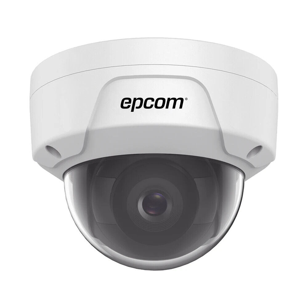 Epcom XD41H IP Camera Dome 4 MP 2.8mm Lens H.265 IP67 POE 98ft IR WDR 120dB P2P Metal