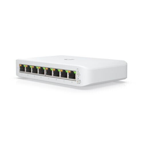 Ubiquiti USW-LITE-8-POE Switch Lite 8 PoE 8 Gbps 54VDC 802.3at PoE+ ports