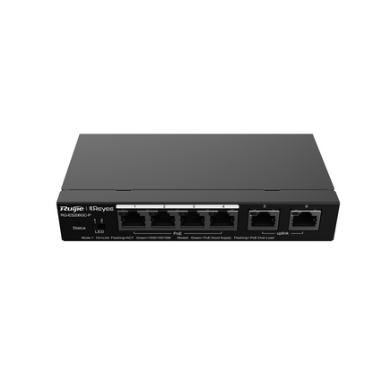 RUIJIE RG-ES206GC-P, 6-Port Gigabit Smart Cloud Managed PoE Switch