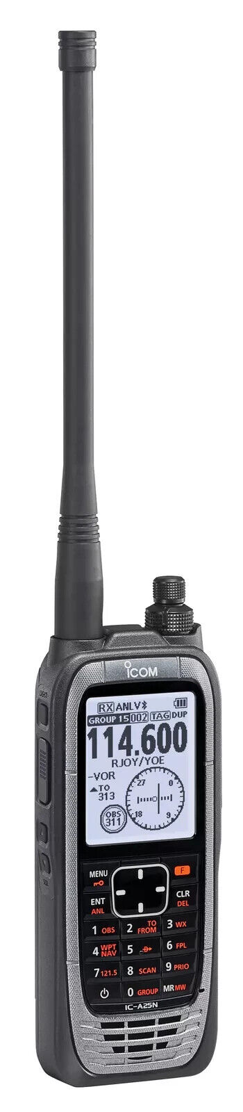 Icom A25N 76 USA IC-A25N NAV/COM VHF Airband Handheld Radio Transceiver Authorized Dealer