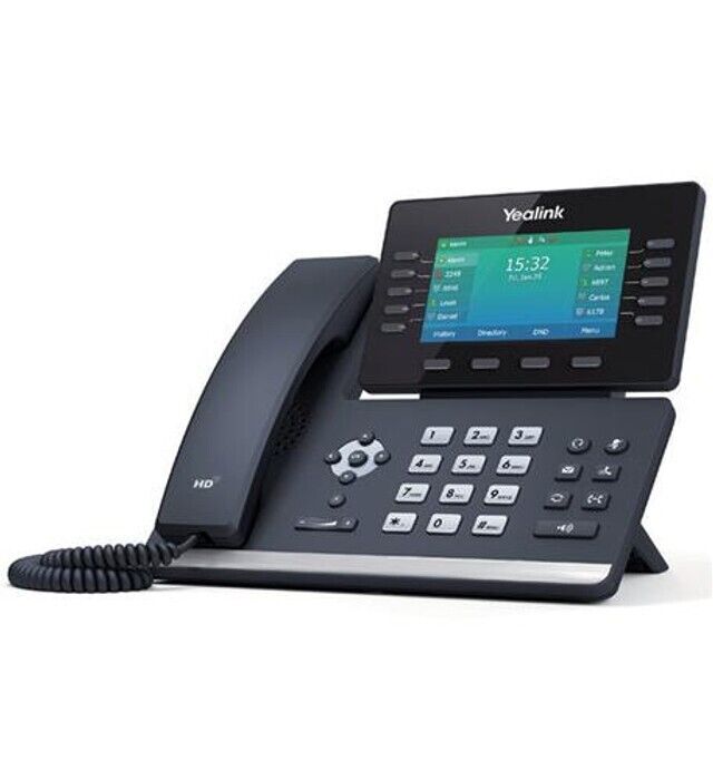 Yealink SIP-T54W IP Phone 16 VoIP Accounts 4.3-Inch Color Display built-in PoE