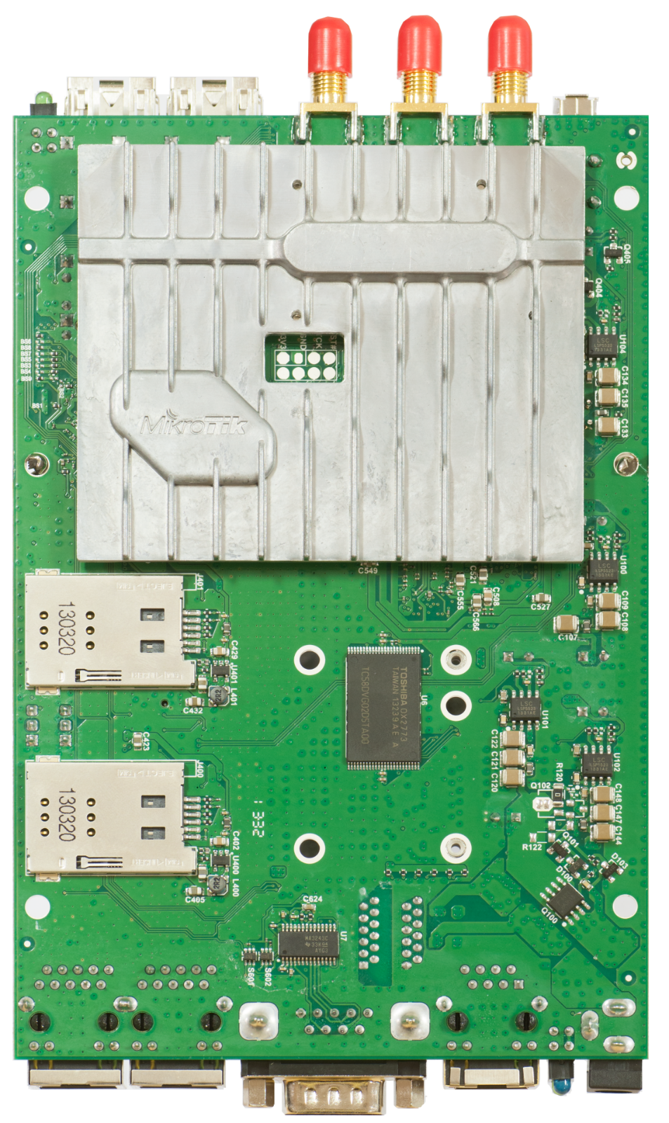 Mikrotik RB953GS-5HNT-RP RouterBOARD 1600mW 3x3 MIMO Triple Chain RPSM ...