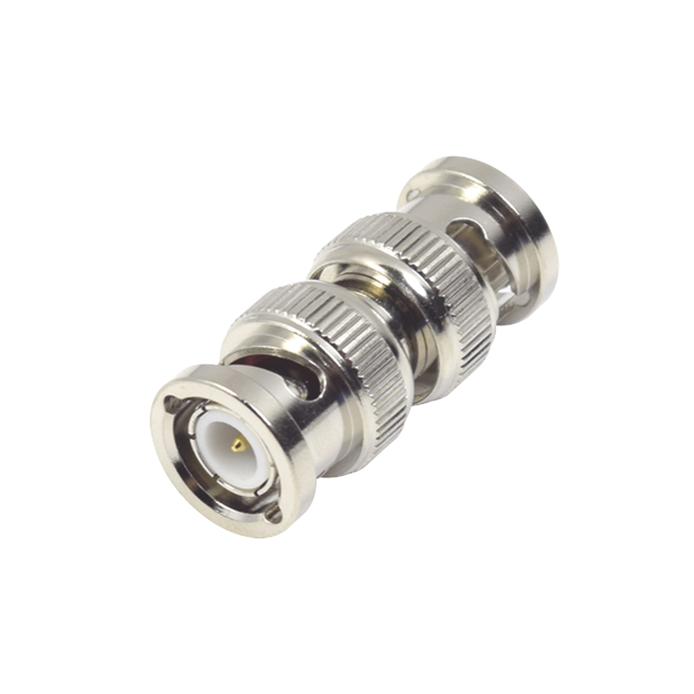 RFB-1133 50 Ohm Straight Barrel Type Adaptor, BNC Male to BNC Male Connectors