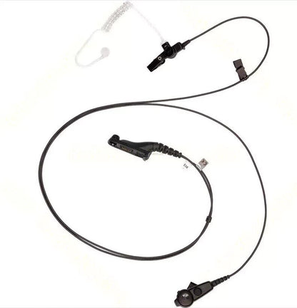 Motorola PMLN6129A 2-Wire Surveillance Kit Clear Translucent Tube Black APX XPR