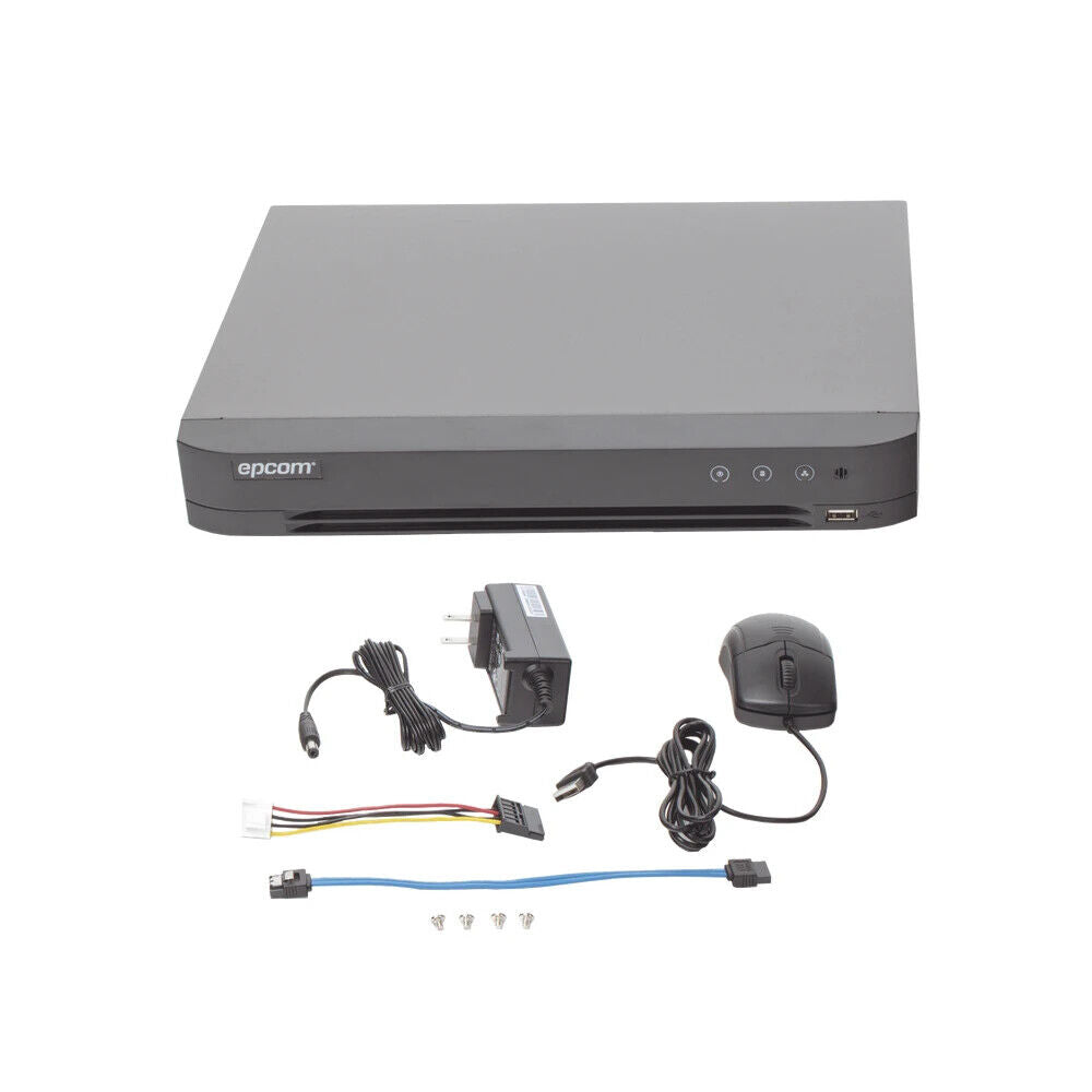 4 MP DVR 16 Ch TURBOHD + 8 IP Channels H.265+ Hik-Connect P2P EV-4016TURBO-D