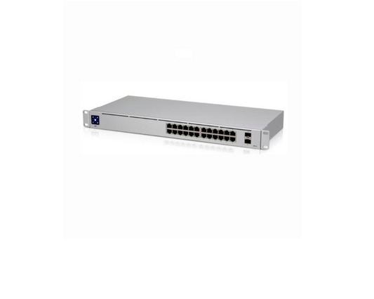 Ubiquiti USW-24 Unifi Switch 24 GbE RJ45 ports (2) 1G SFP Ports AC-DC 36W