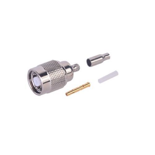 Rf Industries RP-1202-1B Reverse Polarity TNC Male Connector to Crimp on RG-174u