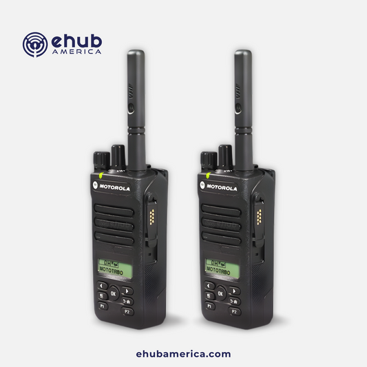 Motorola DEP570E VHF DEP570e MOTOTRBO VHF 136–174 MHz Digital Portable Two-Way Radio IP67