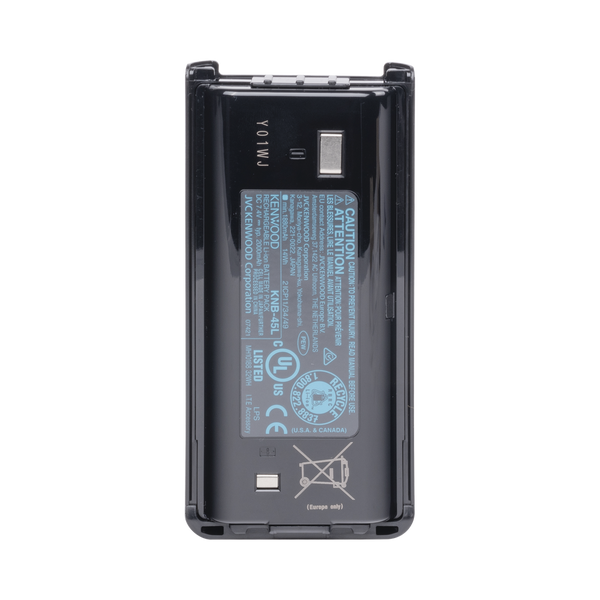 Kenwood KNB-45L  Li-Ion Battery, 2500 mAh NX-240/340 NX-1000 TK-2402/3402