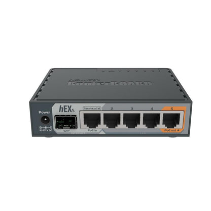 MikroTik RB760iGS hEX S Gigabit VPN Router with SFP Port and PoE-Out