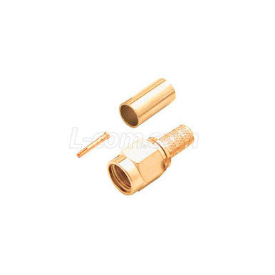 L-com BAC502 RP-SMA Plug Crimp for RG174/188/316 Cable