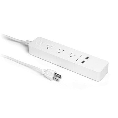 Aluratek SmartHome WiFi 3-port surge strip 2 USB works with Alexa and Google