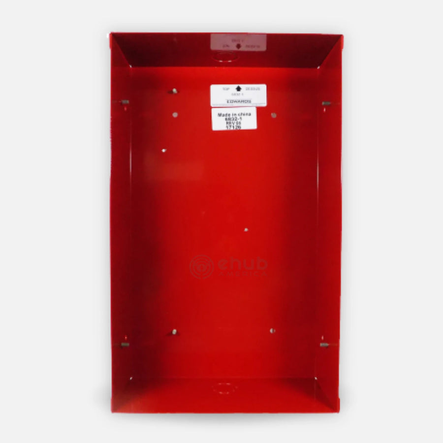 Edwards 6832-1 Backbox - Red, For 6830-1 Or 683
