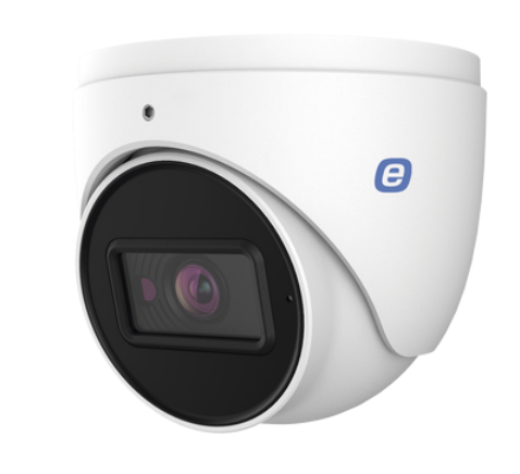 Epcom XE44M-GEN3 [eSmartData] IP Turret 4MP Support METADATA POE 98ft (30m) IR WDR Micro SD IP67 2.8 mm Lens Integrated Microphone Cloud Video Recording Metal