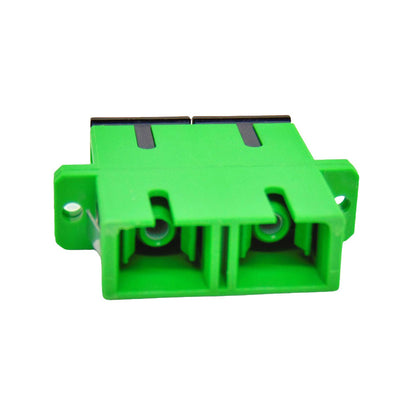 IURON SC/APC to SC/APC Duplex OS2 Single Mode Fiber Optic Adapter/Coupler with Flange