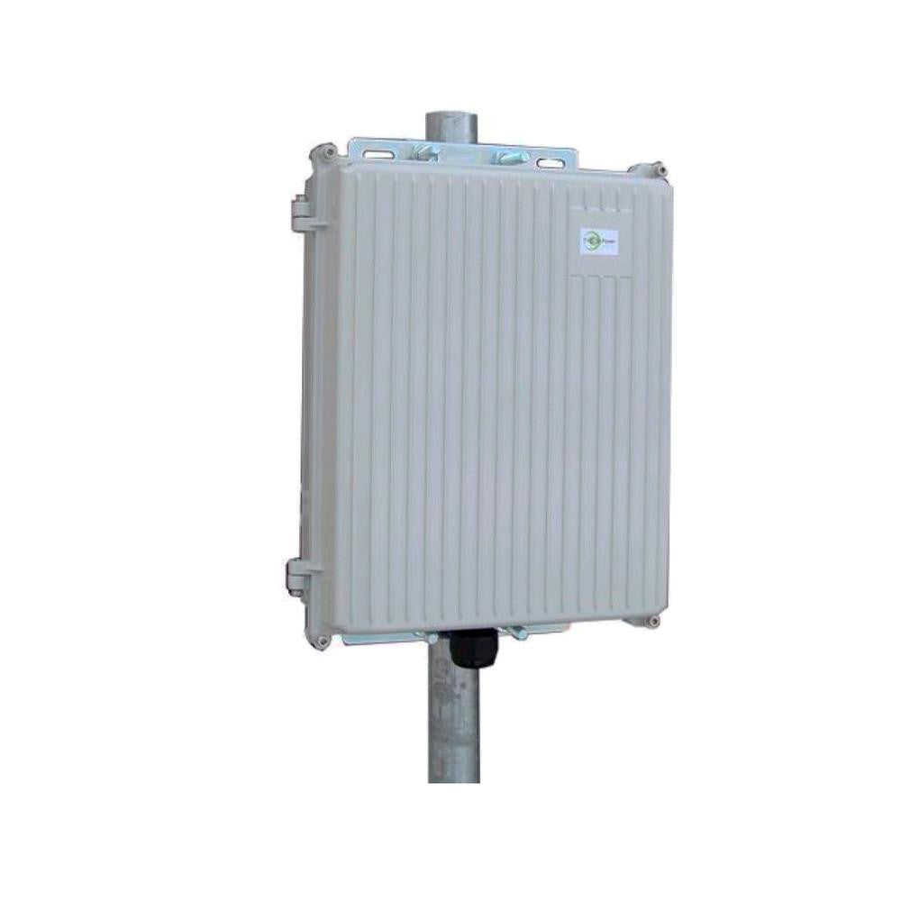 Tycon 10x8x3 inch Die Cast Al Outdoor Enclosure. w/ RJ45 feedthru and pole/wall mount