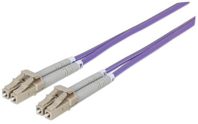Intellinet 750875 Fiber Optic Patch Cable, Duplex, Multimode