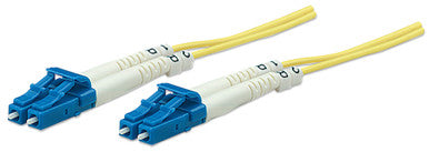 Intellinet 750967 UPC Fiber Patch Cable LC to LC Single-Mode 9 µm Core 10G Ethernet 20.0 m (70.0 ft.)