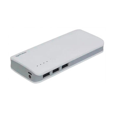 Intellinet Manhattan Powerbank 10000mAh 3 USB Output port 180252 huge capacity external battery Pack fast charging power bank