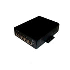 Tycon 5 Port 70W Gigabit 802.3at PoE Switch. 12-36VDC wire term IN. 4 PoE Ports. 1 Uplink