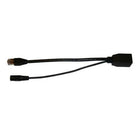 Tycon Passive Y Injector Injects DC Power on RJ45 socket pins 4,5(+) and 7,8(-). Injects PoE power to both RJ45 connectors.Shielded.