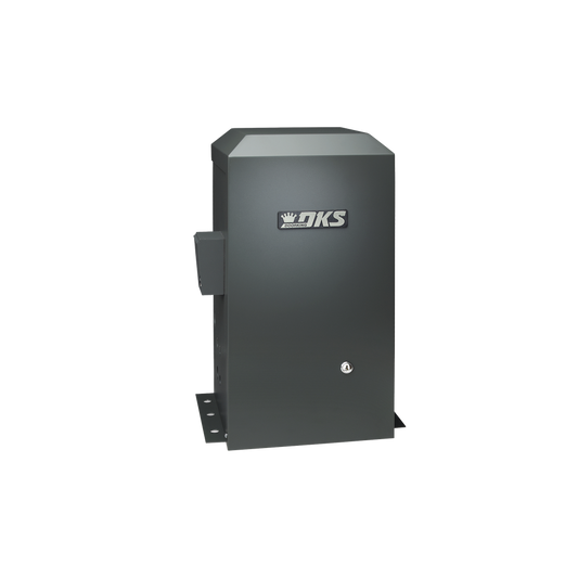 Dks Doorking 9100-380 Slide Gate Operator for Gates of up to 1000 lb and 30 ft / Chain / Heavy duty / 1/2 HP