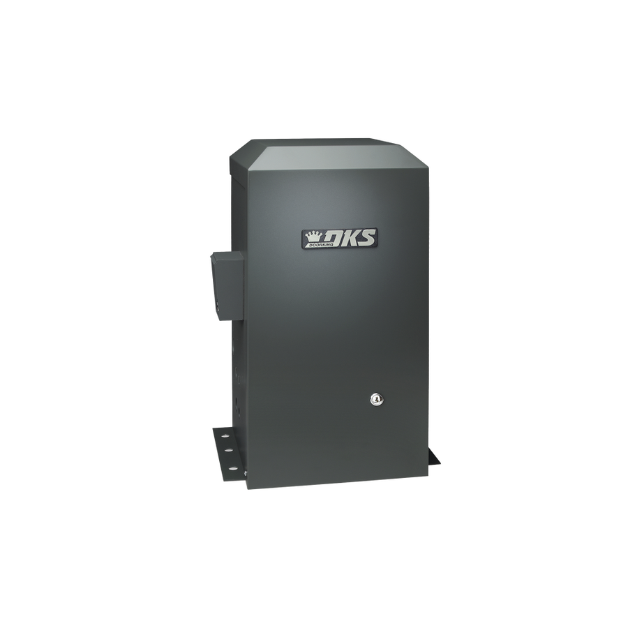Dks Doorking 9100-380 Slide Gate Operator for Gates of up to 1000 lb and 30 ft / Chain / Heavy duty / 1/2 HP