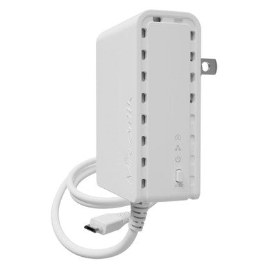 Mikrotik PWR-LINE Smart Power Adapter for microUSB Powered MikroTik Router (US Version)