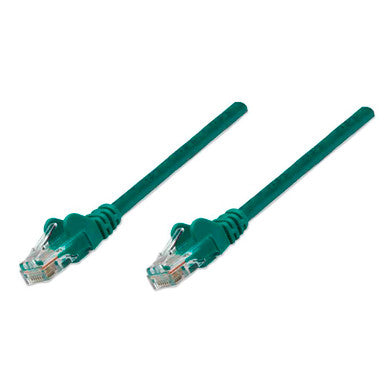 Intellinet 318945 Network Cable, Cat5e, UTP 1.0 m (3 ft.), Green